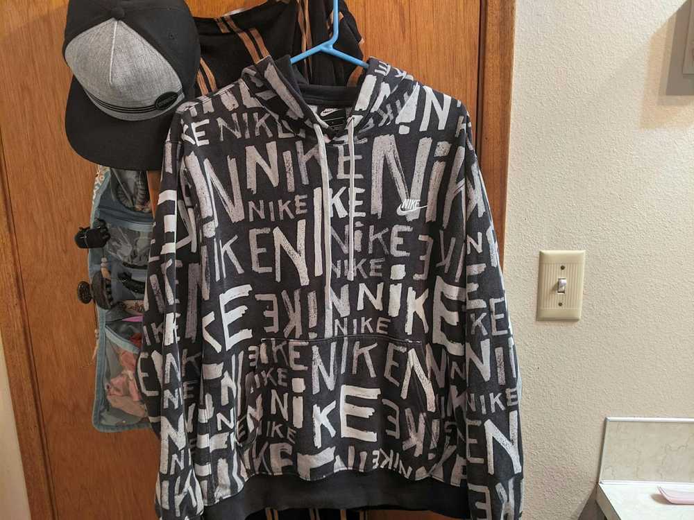 Nike Men's Nike All Over Print Hoodie - image 1