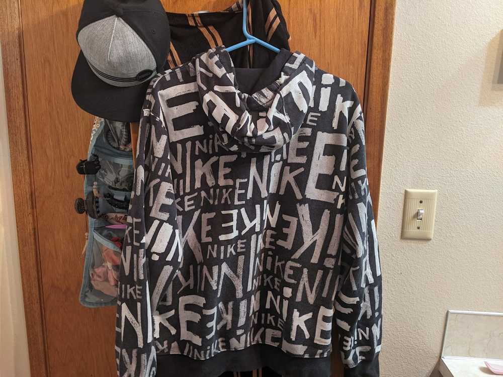 Nike Men's Nike All Over Print Hoodie - image 2