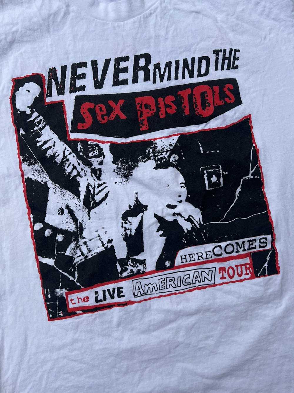 Vintage 1990s Sex Pistols band tee - image 4