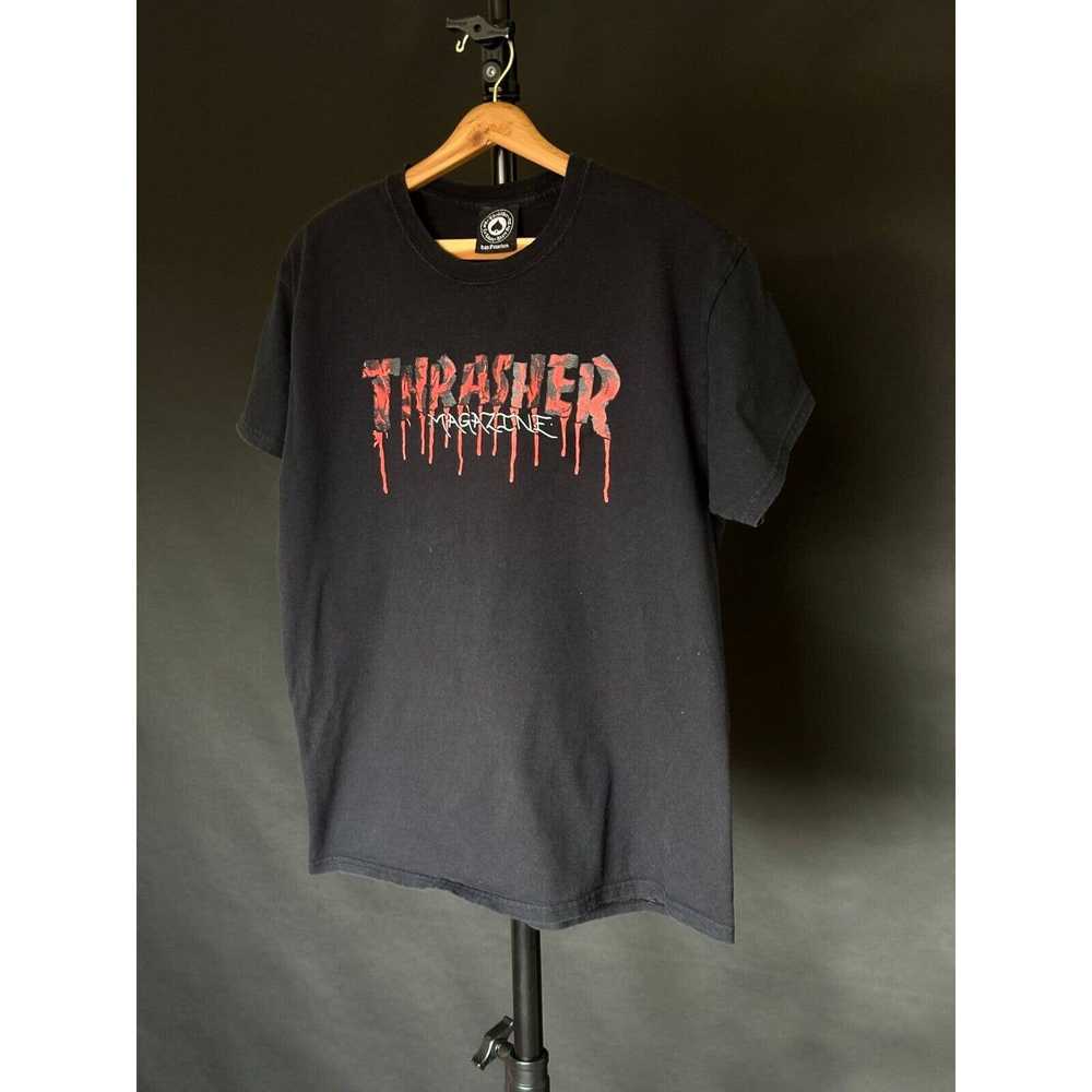 Thrasher Thrasher Vintage Men's Tshirt Black Red … - image 2