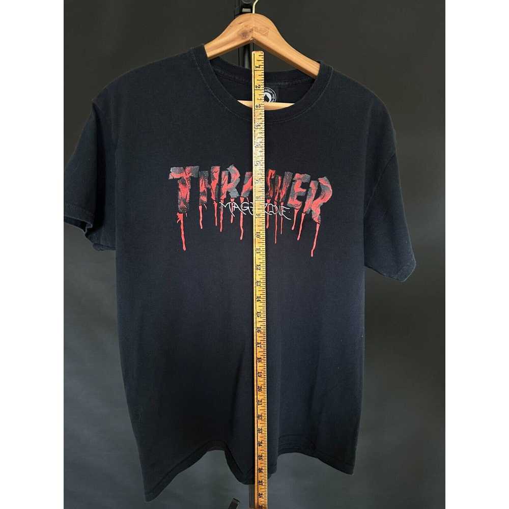 Thrasher Thrasher Vintage Men's Tshirt Black Red … - image 8