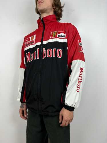 Ferrari Marlboro Jacket 90s Michael Schumacher Vodafone Men Size 2XL Red  Racing