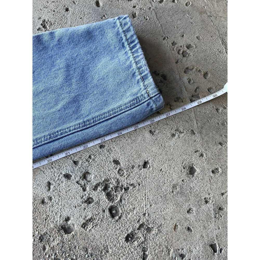 Zara Zara Women's Paper bag Style Waist Jeans Blu… - image 6