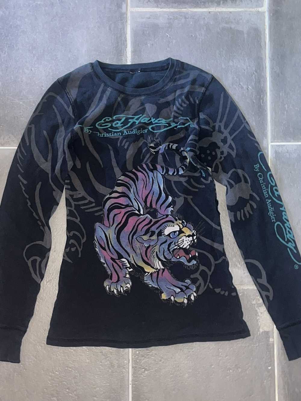 Ed Hardy × Jean Paul Gaultier Vintage Ed Hardy ta… - image 1