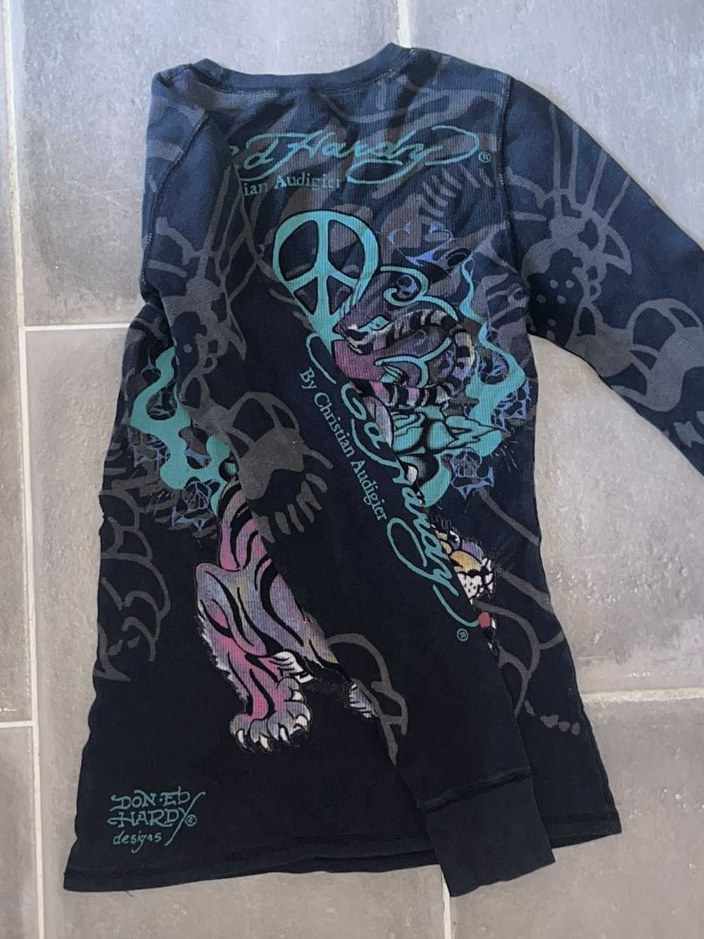 Ed Hardy × Jean Paul Gaultier Vintage Ed Hardy ta… - image 3