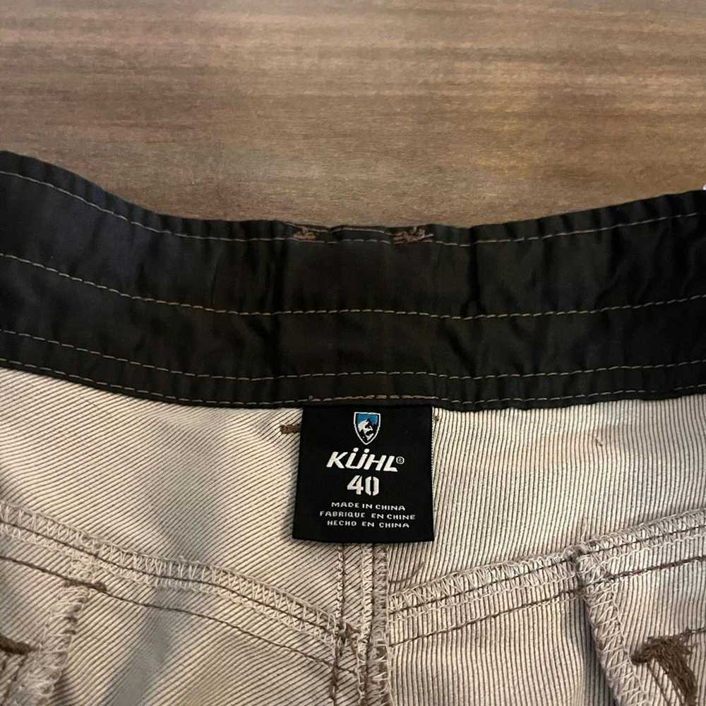 Kuhl Kuhl Dark Tan Athletic Cargo Shorts Men 40 - image 3