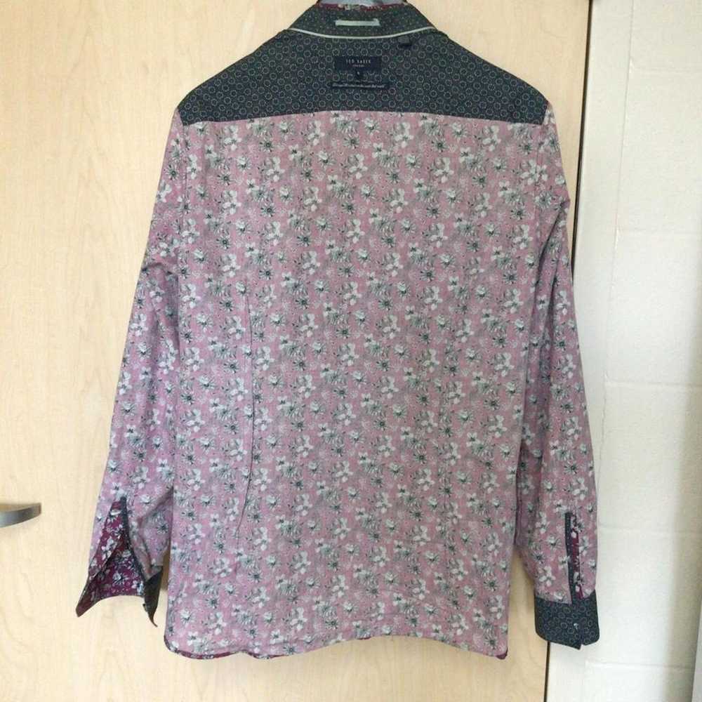 Ted Baker Ted Baker sz 5 (XL) floral print long s… - image 6