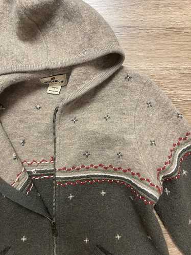 Vintage × Woolrich Woolen Mills Zip Up Jacket wit… - image 1
