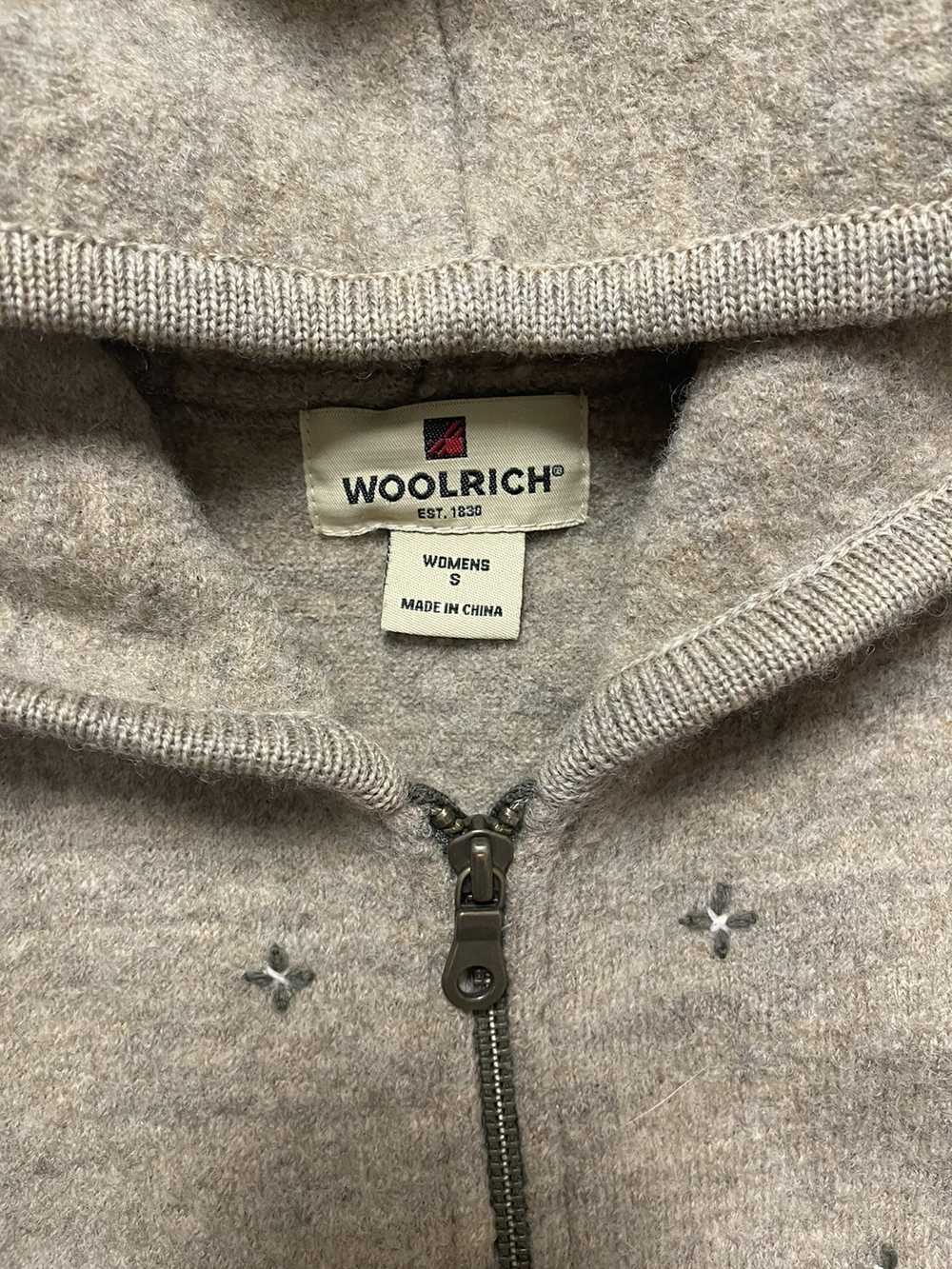 Vintage × Woolrich Woolen Mills Zip Up Jacket wit… - image 3