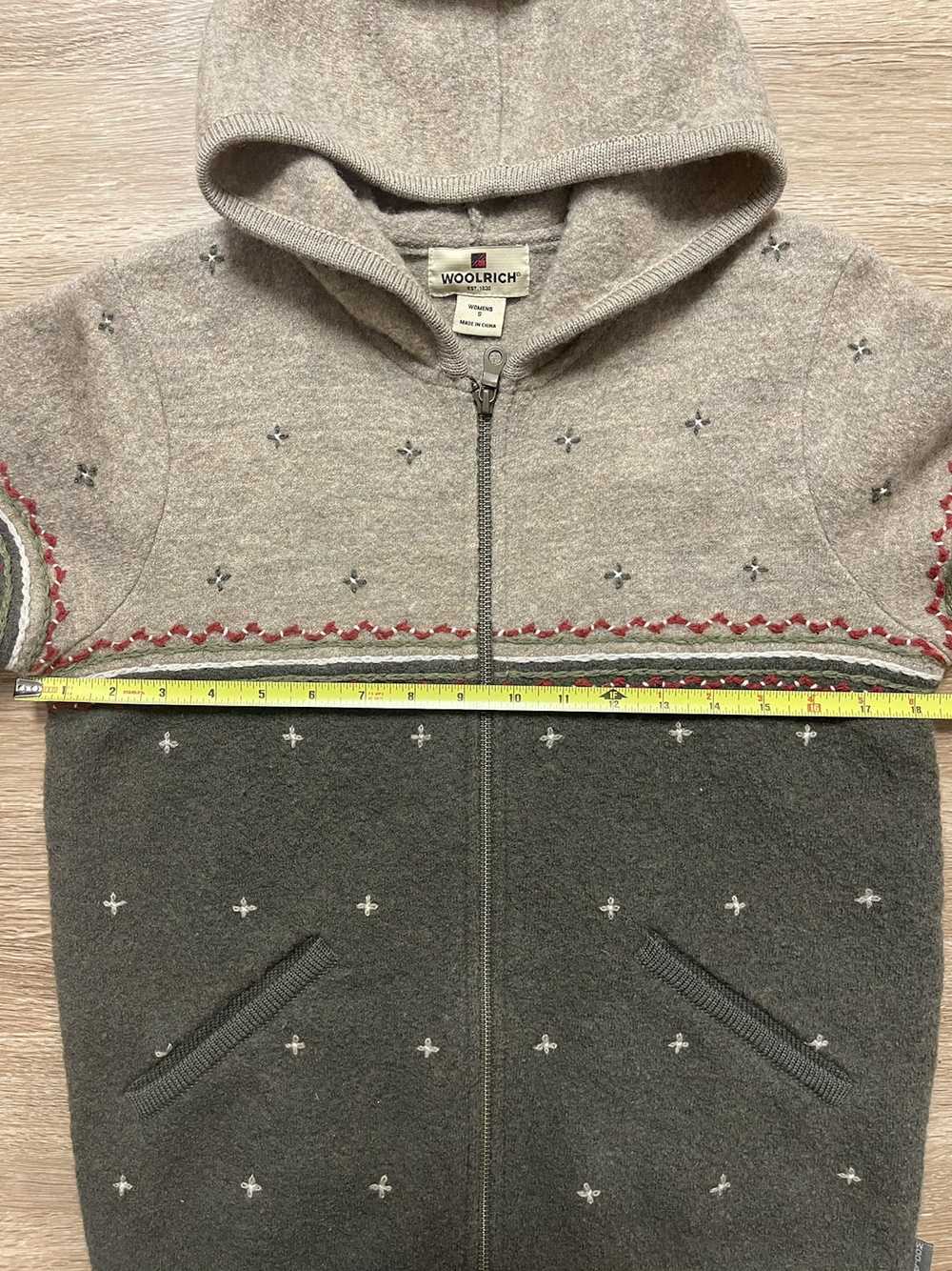 Vintage × Woolrich Woolen Mills Zip Up Jacket wit… - image 7