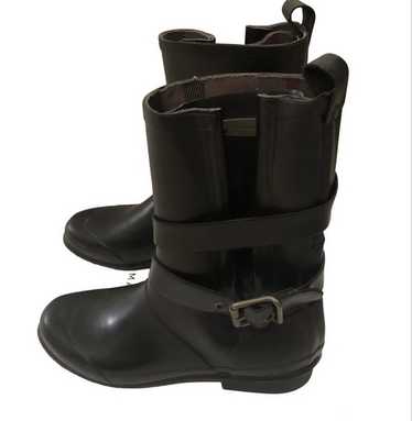 Burberry Burberry Black Buckle Rainboots With Pla… - image 1