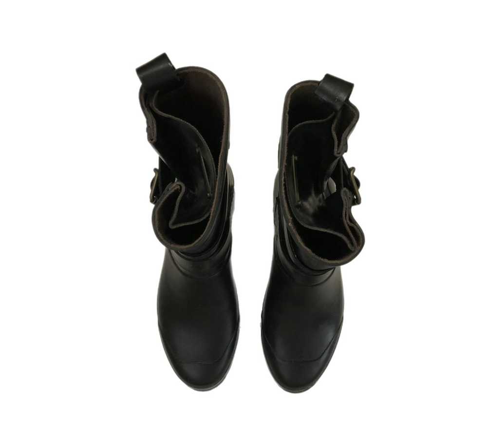 Burberry Burberry Black Buckle Rainboots With Pla… - image 4