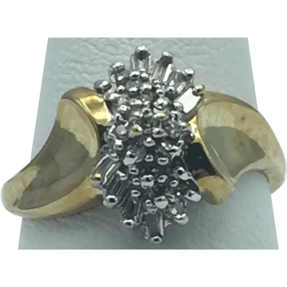 10KY 0.50ctw Diamond Fashion Ring - image 1