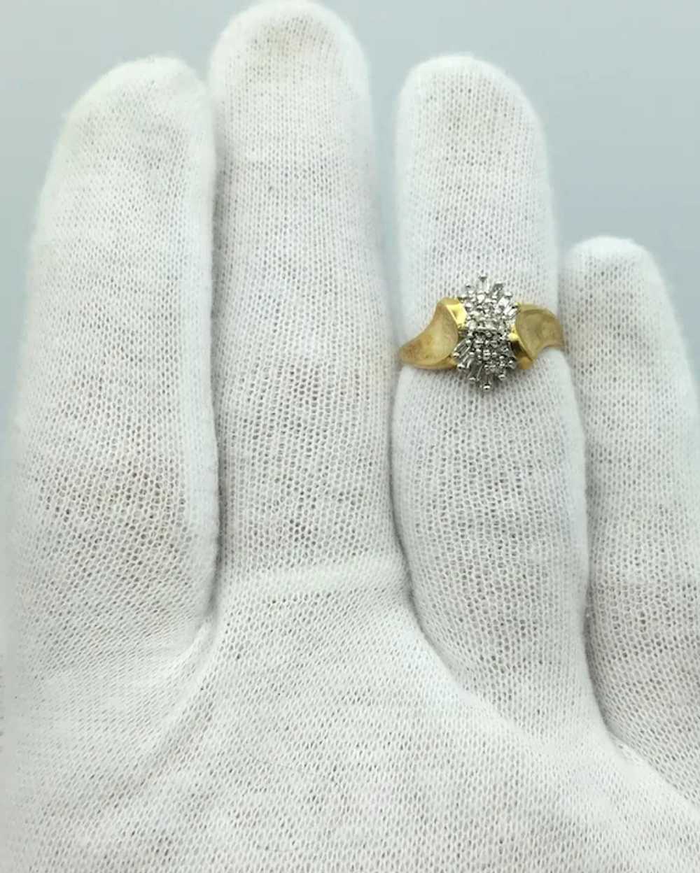 10KY 0.50ctw Diamond Fashion Ring - image 6