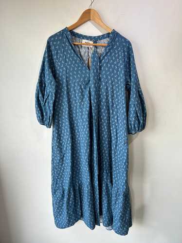 Pietsie Blue Calico Print Dress