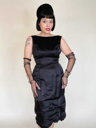 Audrey Black Wiggle Dress – Vintage Galeria