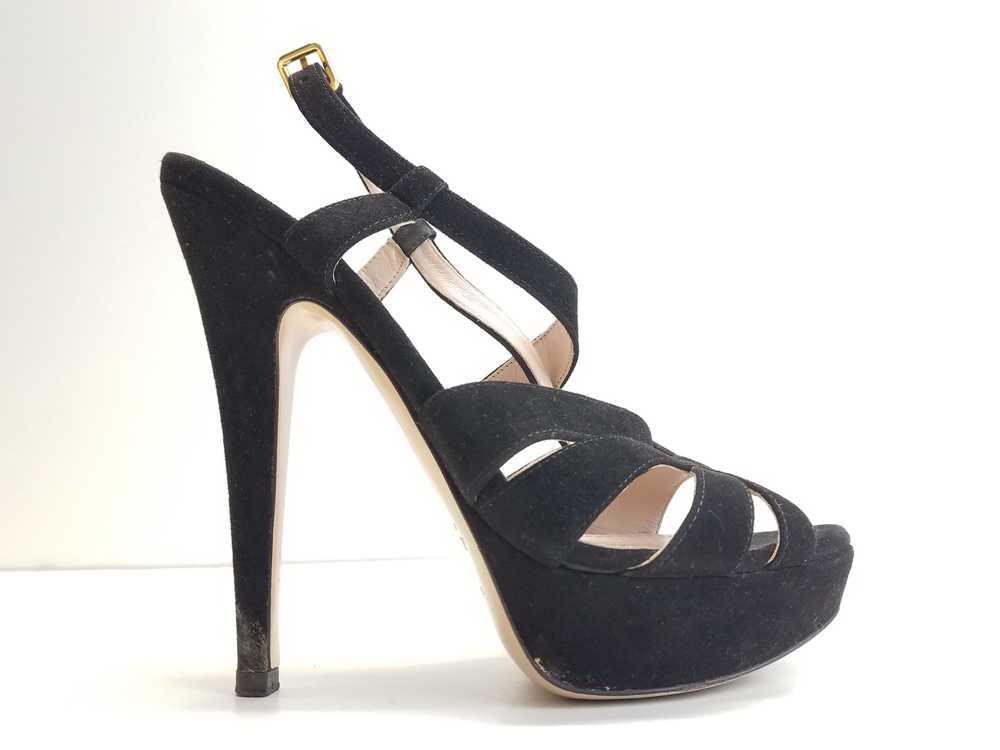 Miu Miu Women's Black Heels Size 5.5 w/ COA - image 1