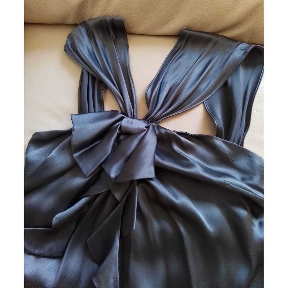 Galliano Silk mid-length dress - image 5