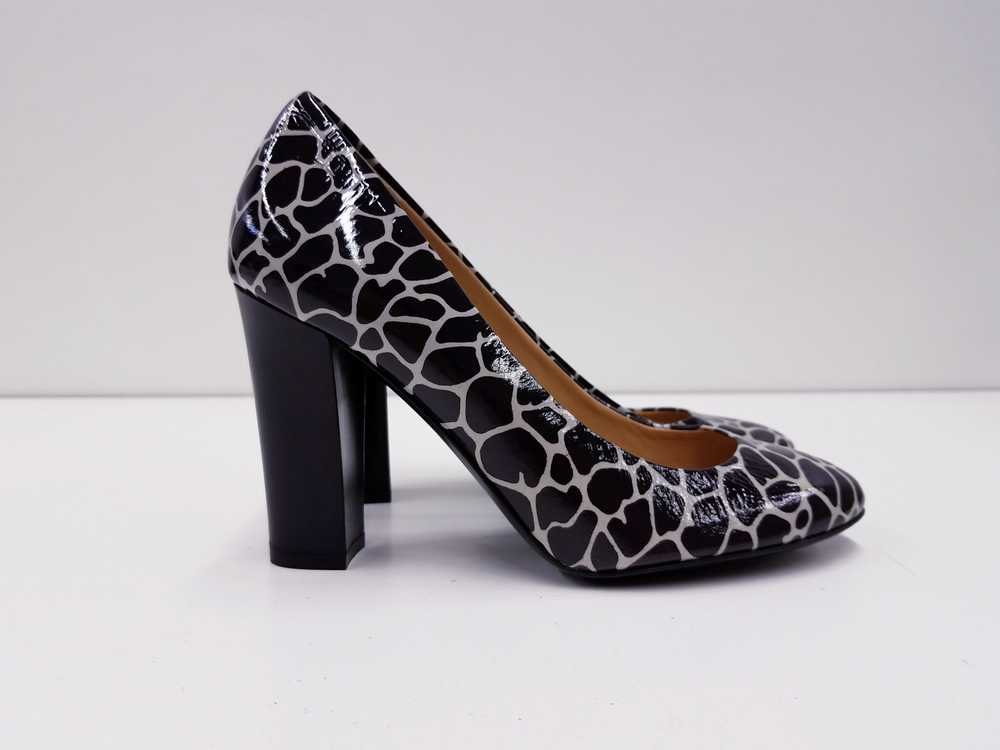 Bettye Muller Italy Leopard Print Patent Leather … - image 2