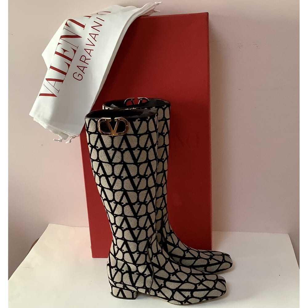 Valentino Garavani VLogo cloth boots - image 4