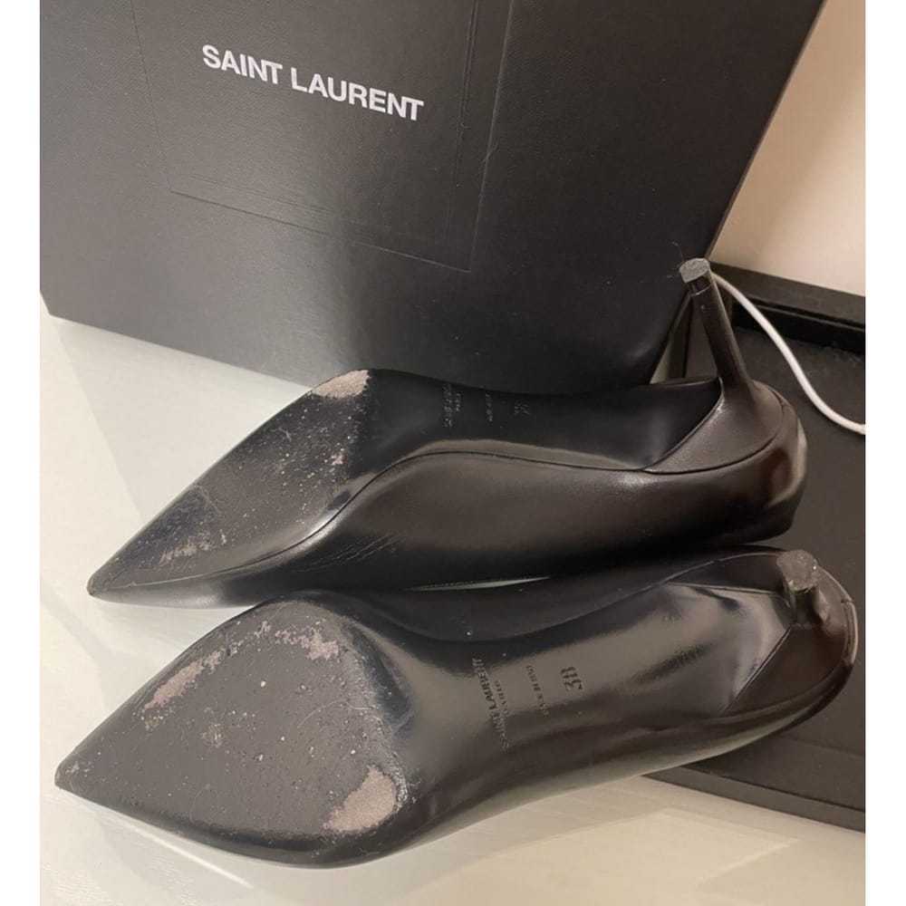 Saint Laurent Kiki 55 leather heels - image 3