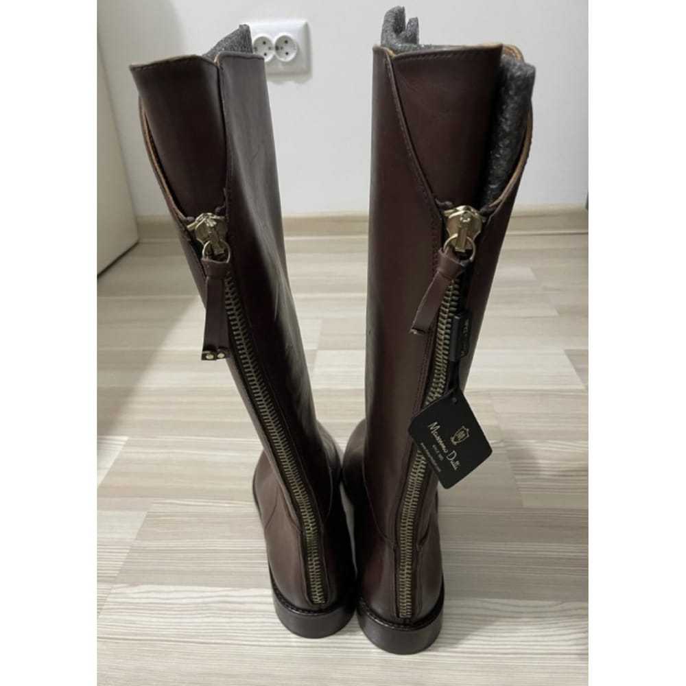 Massimo Dutti Leather riding boots - image 2