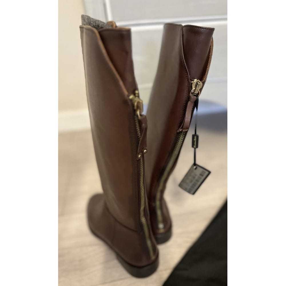 Massimo Dutti Leather riding boots - image 3