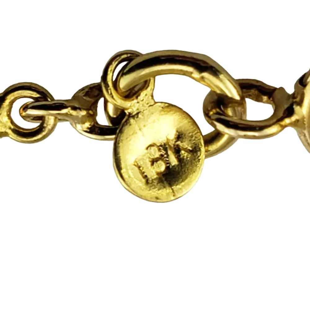 18 Karat Yellow Gold Gemstone Bracelet JAGi Certi… - image 5