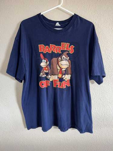 Fruit of the loom deals red donkey kong shirt