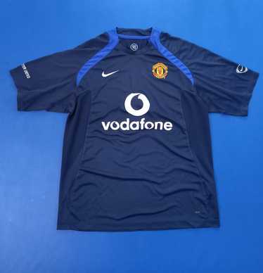 MENS NIKE MANCHESTER UNITED 2014/15 TRAINING FOOTBALL SOCCER SHIRT JERSEY  SIZE L