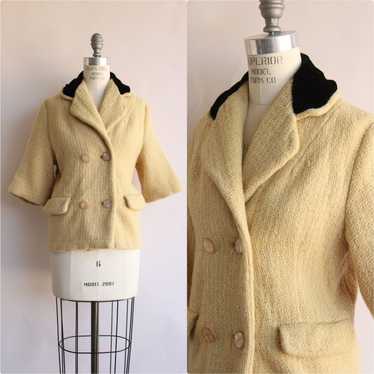 Vintage Vintage 1960s Jacket, Yellow Yellow with B