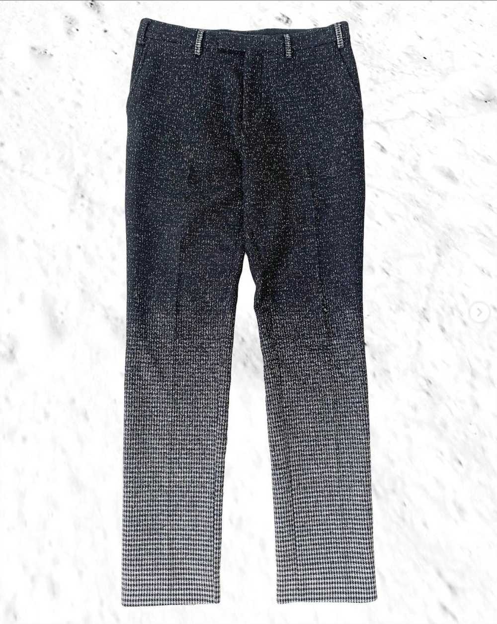 Raf Simons Wool blend Gradient Herringbone suit t… - image 1