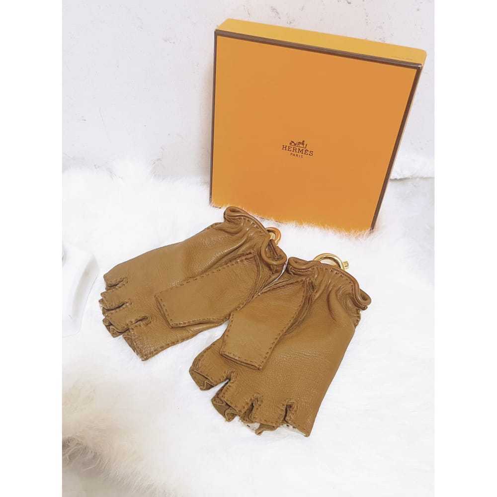 Hermès Leather gloves - image 8