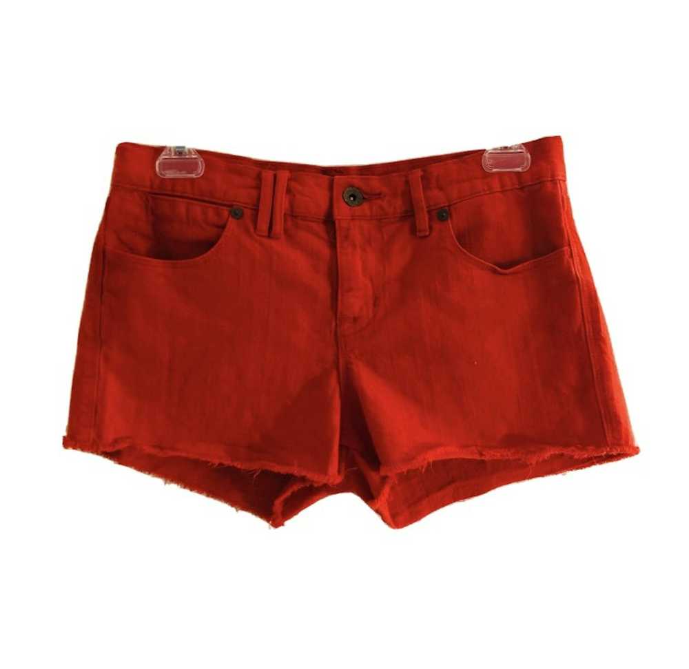 Madewell Madewell Red Cut Off Shorts - image 1