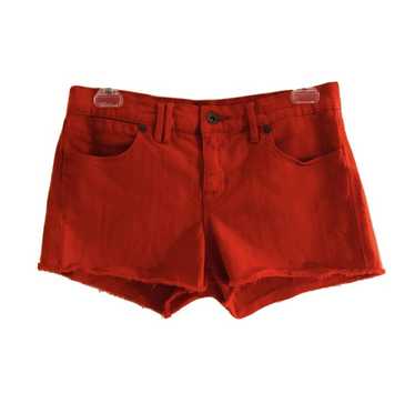 Madewell Madewell Red Cut Off Shorts - image 1