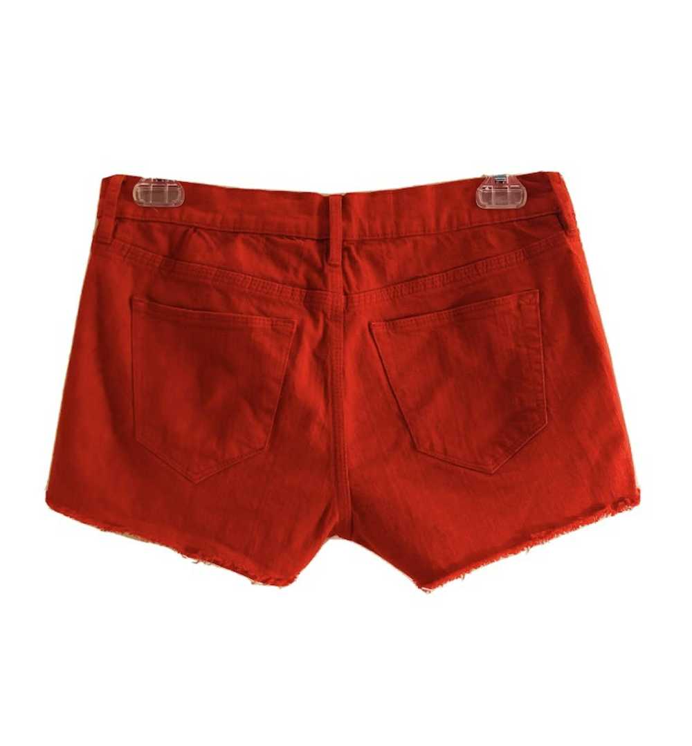 Madewell Madewell Red Cut Off Shorts - image 2