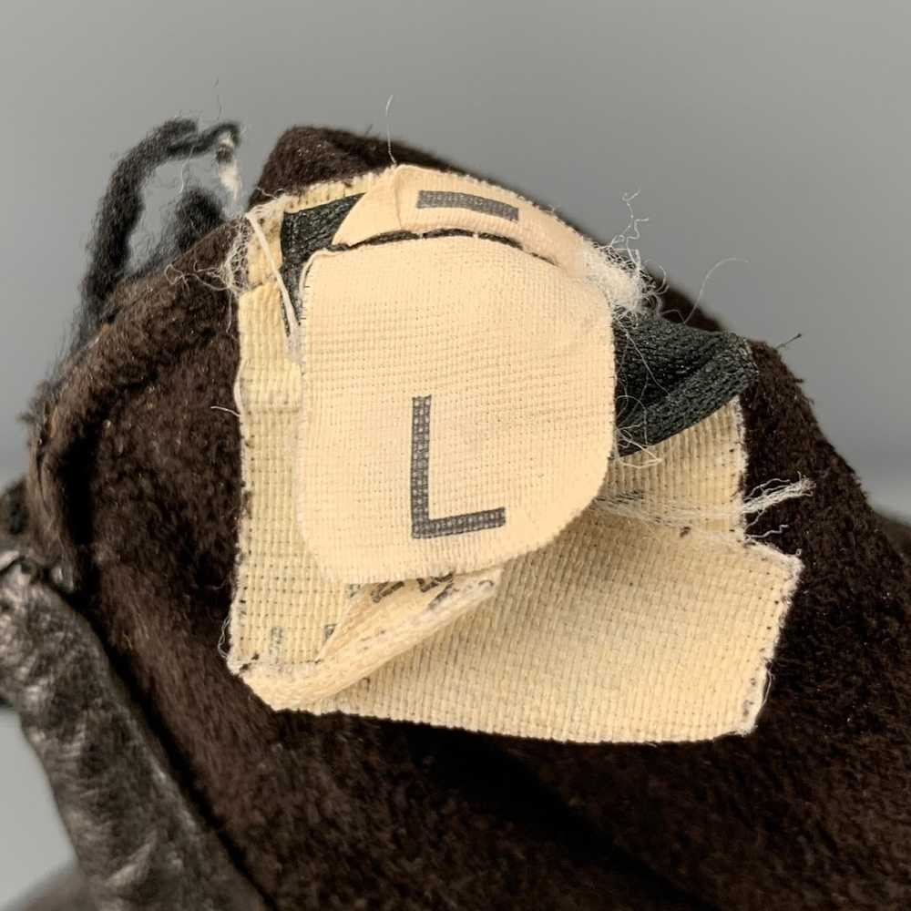 Jil Sander Brown Solid Leather Gloves - image 3