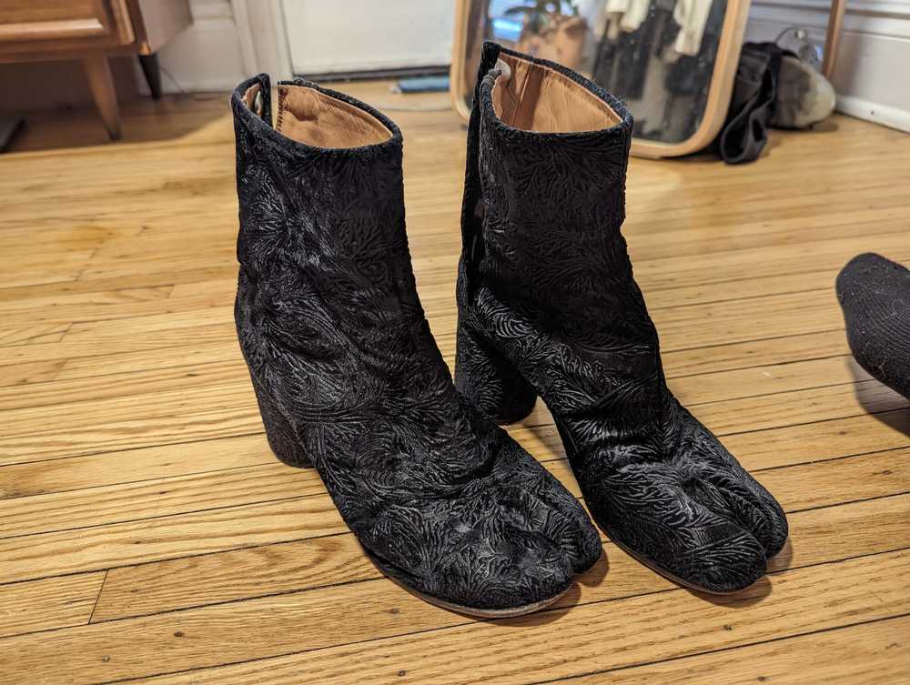 Maison Margiela Velvet Brocade Tabi - image 2