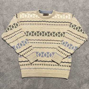 Coloured Cable Knit Sweater × Coogi × Vintage Vint