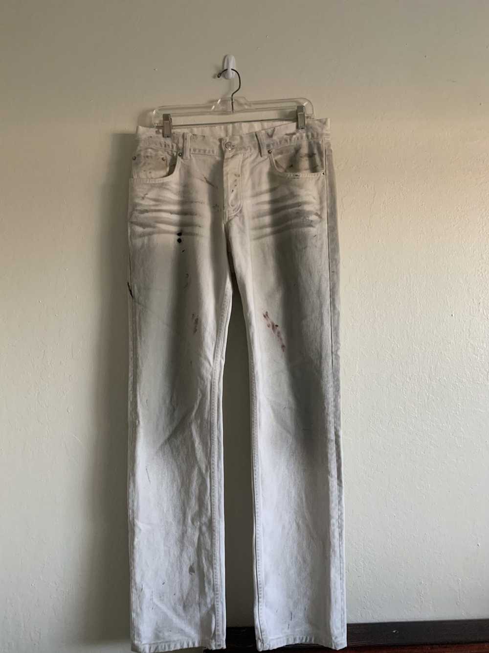 Helmut Lang White Painter Denim - image 1