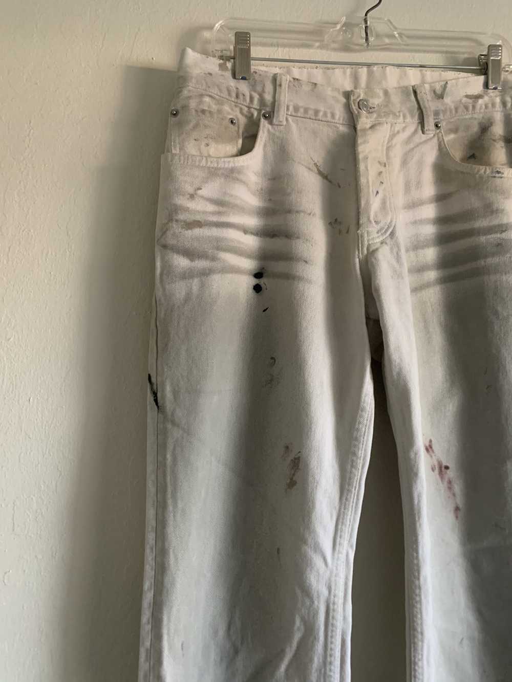 Helmut Lang White Painter Denim - image 2