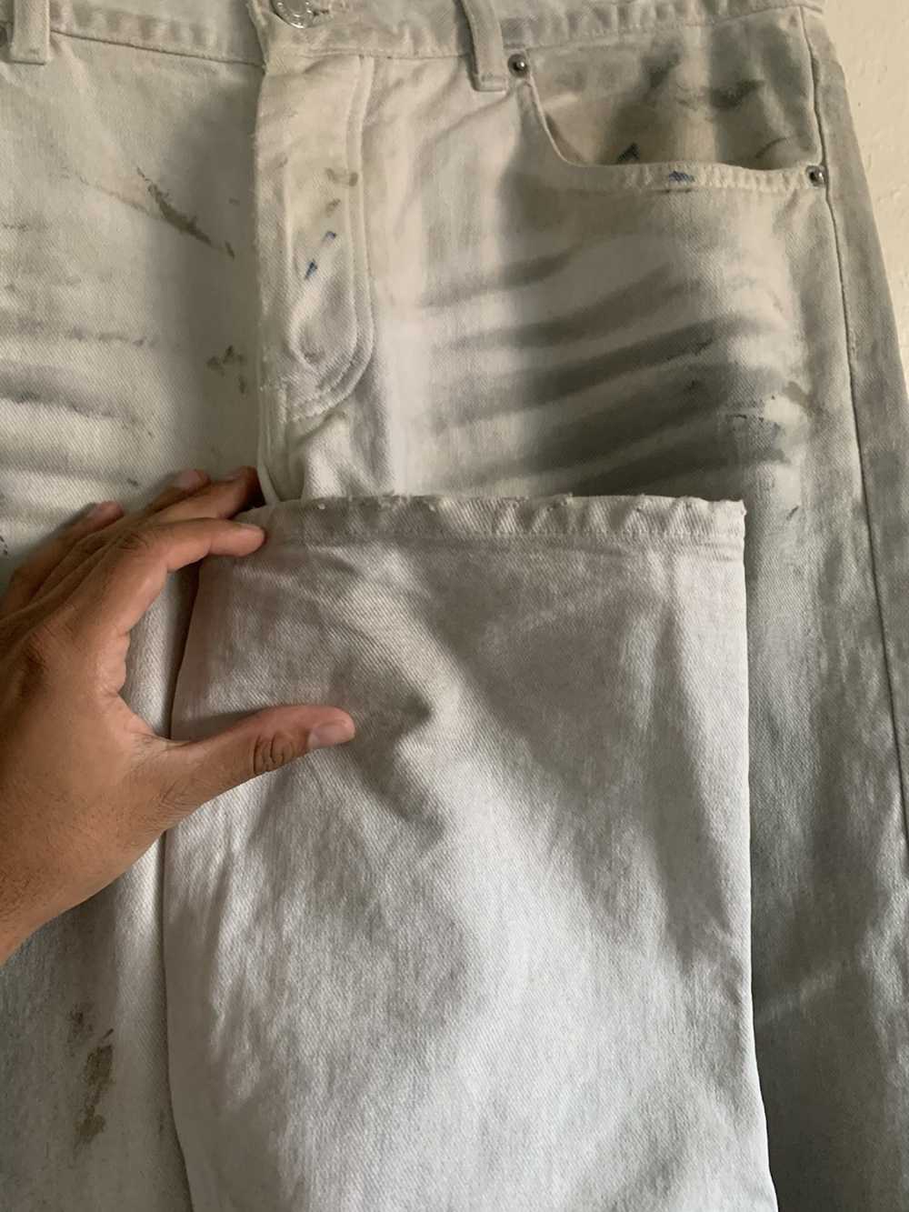 Helmut Lang White Painter Denim - image 4