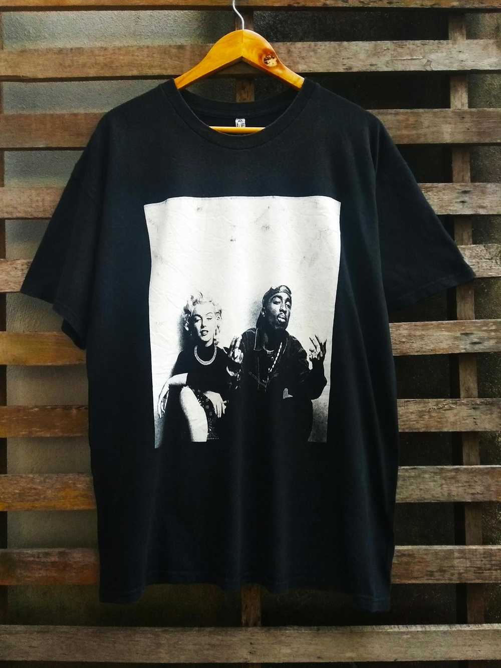 Band Tees × Rock Band × Vintage 2pac x marlyn mon… - image 1