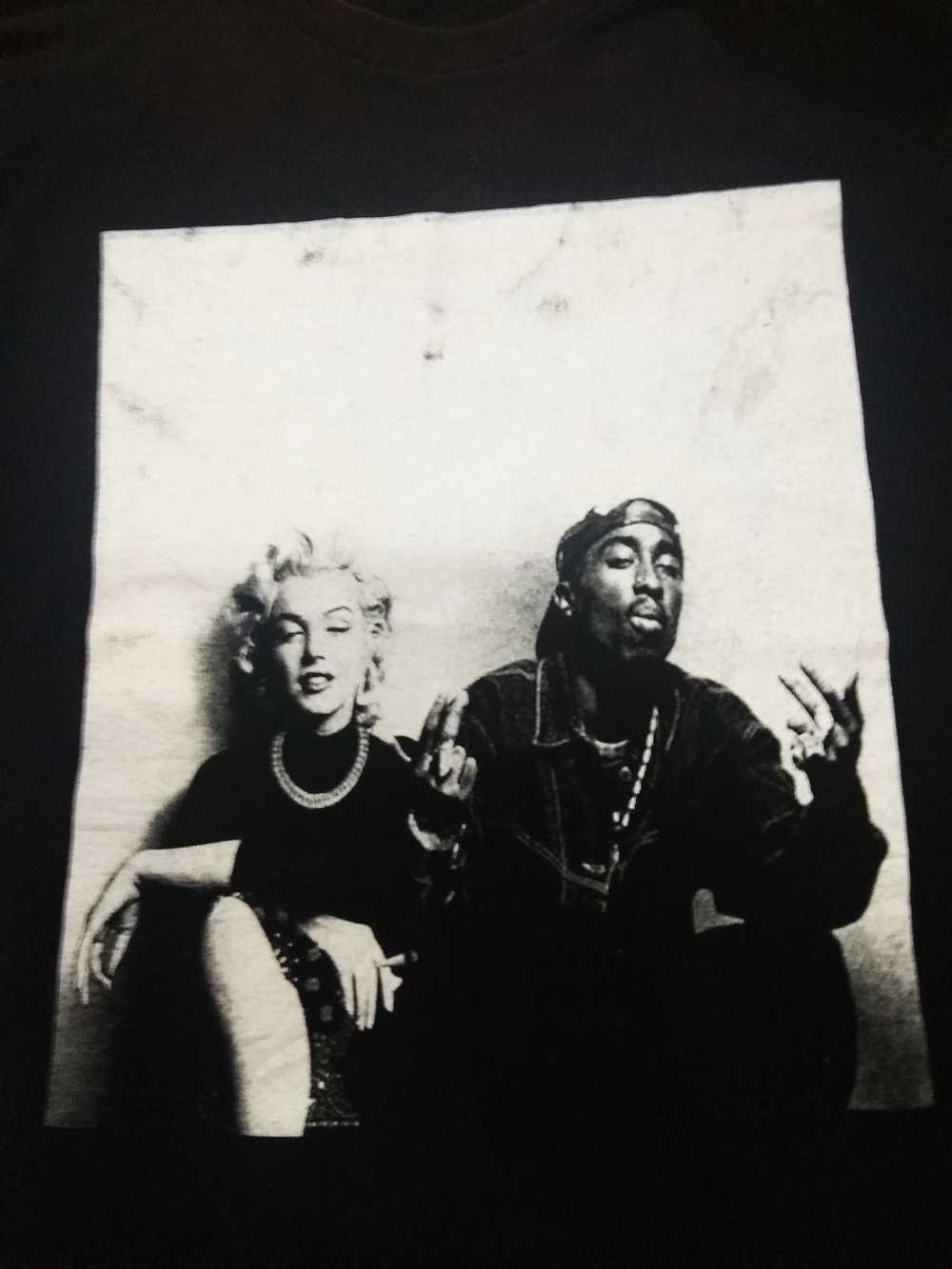 Band Tees × Rock Band × Vintage 2pac x marlyn mon… - image 5