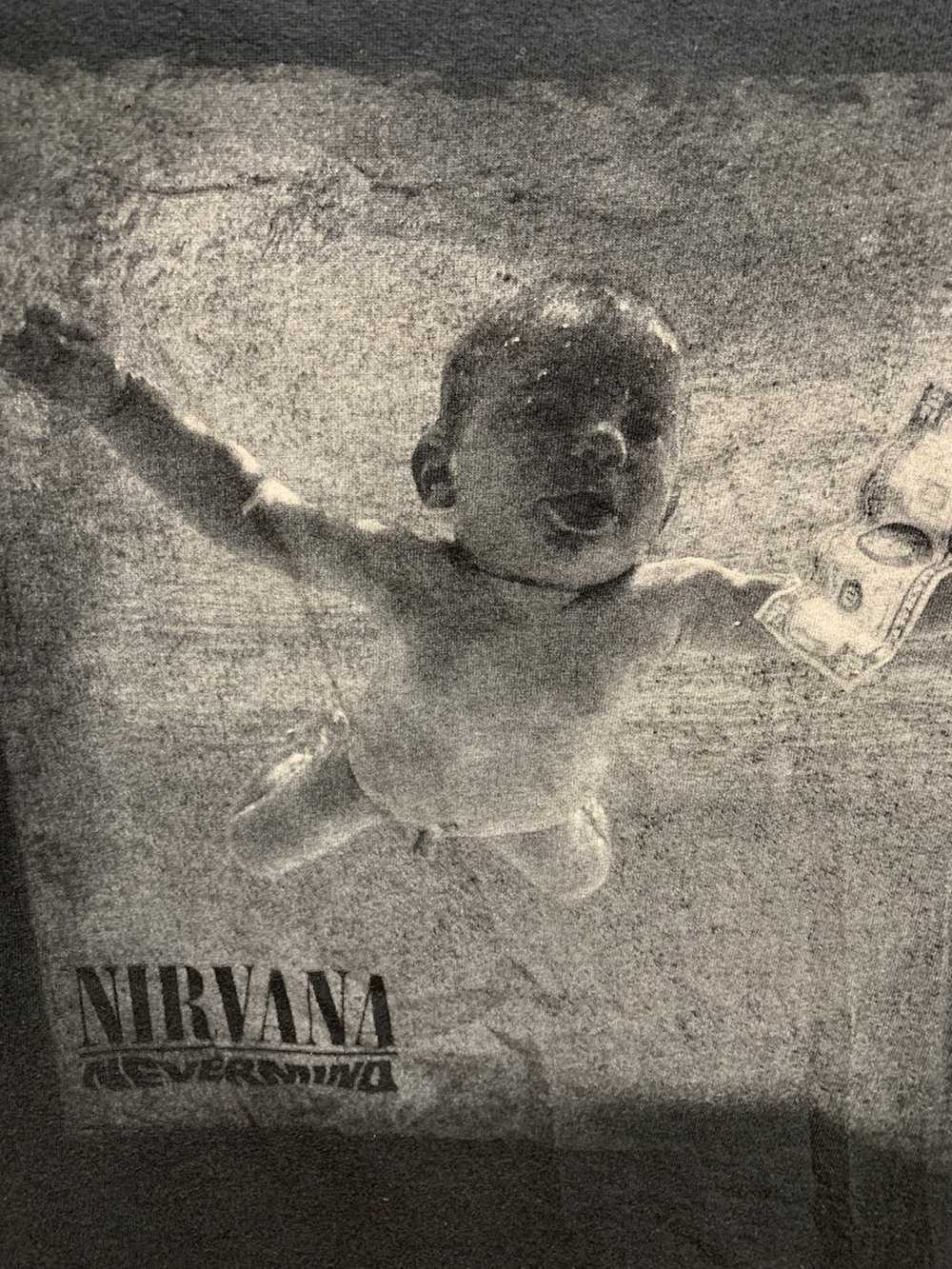Band Tees × Nirvana × Vintage Nirvana nevermind v… - image 3