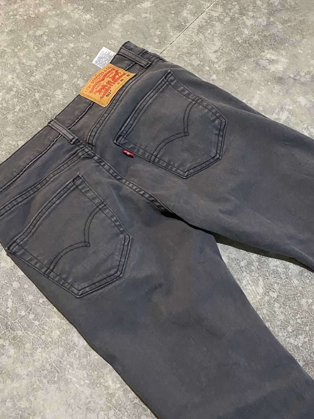 Levi's × Streetwear × Vintage Grey Levi 511 Jeans… - image 7