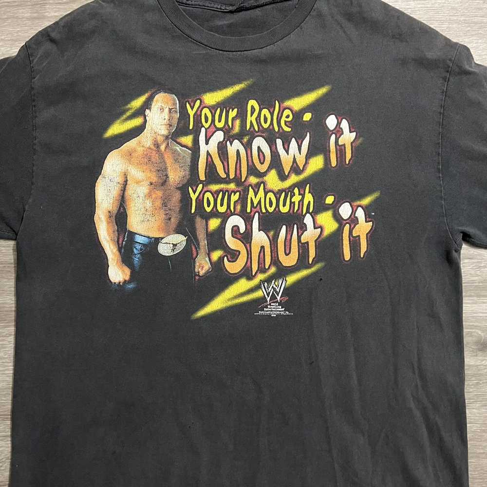 Vintage × Wwe Vintage The Rock WWE Your Role Know… - image 3