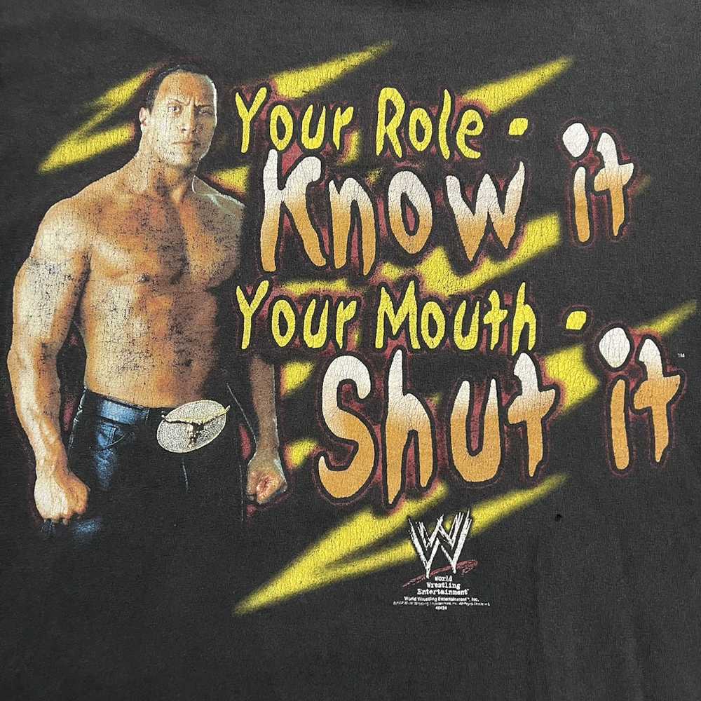 Vintage × Wwe Vintage The Rock WWE Your Role Know… - image 4