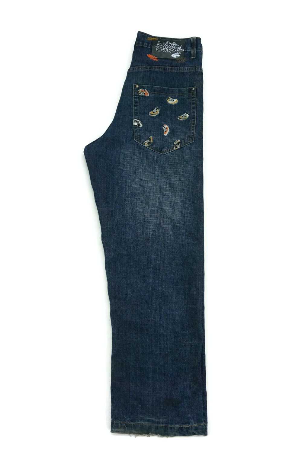 Southpole × Streetwear × Vintage Baggy Denim Embe… - image 3