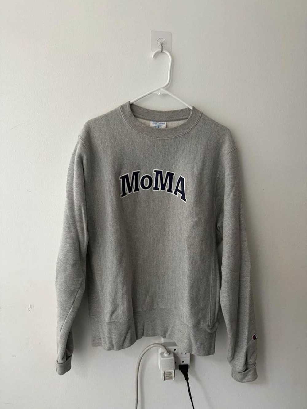 Champion × Moma MOMA Crewneck x Champion Reverse … - image 1